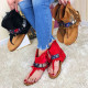 Dámske červené sandálky Mone