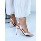 Exkluzívne dámske sandále s ozdobnými kamienkami LUSY - ružové