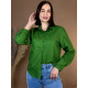 Dámska zelená oversize košeľa