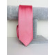 Pánska ružovo saténová úzka kravata